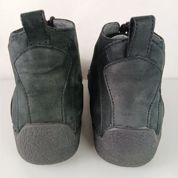 Duluth Trading Women's SZ 9.5 Seneca Falls Laced Ankle Boot Black Leather 21911 - Picture 3 of 8